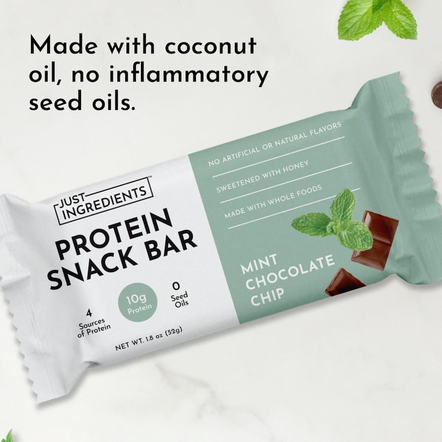 Just Ingredients Mint Chocolate Protein Snack Bar