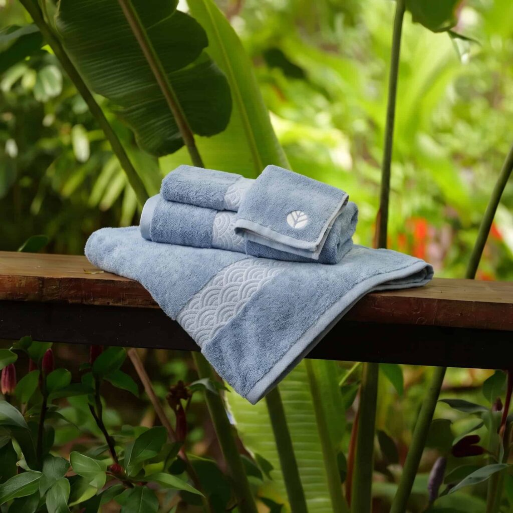 aizome toxin-free bath towels